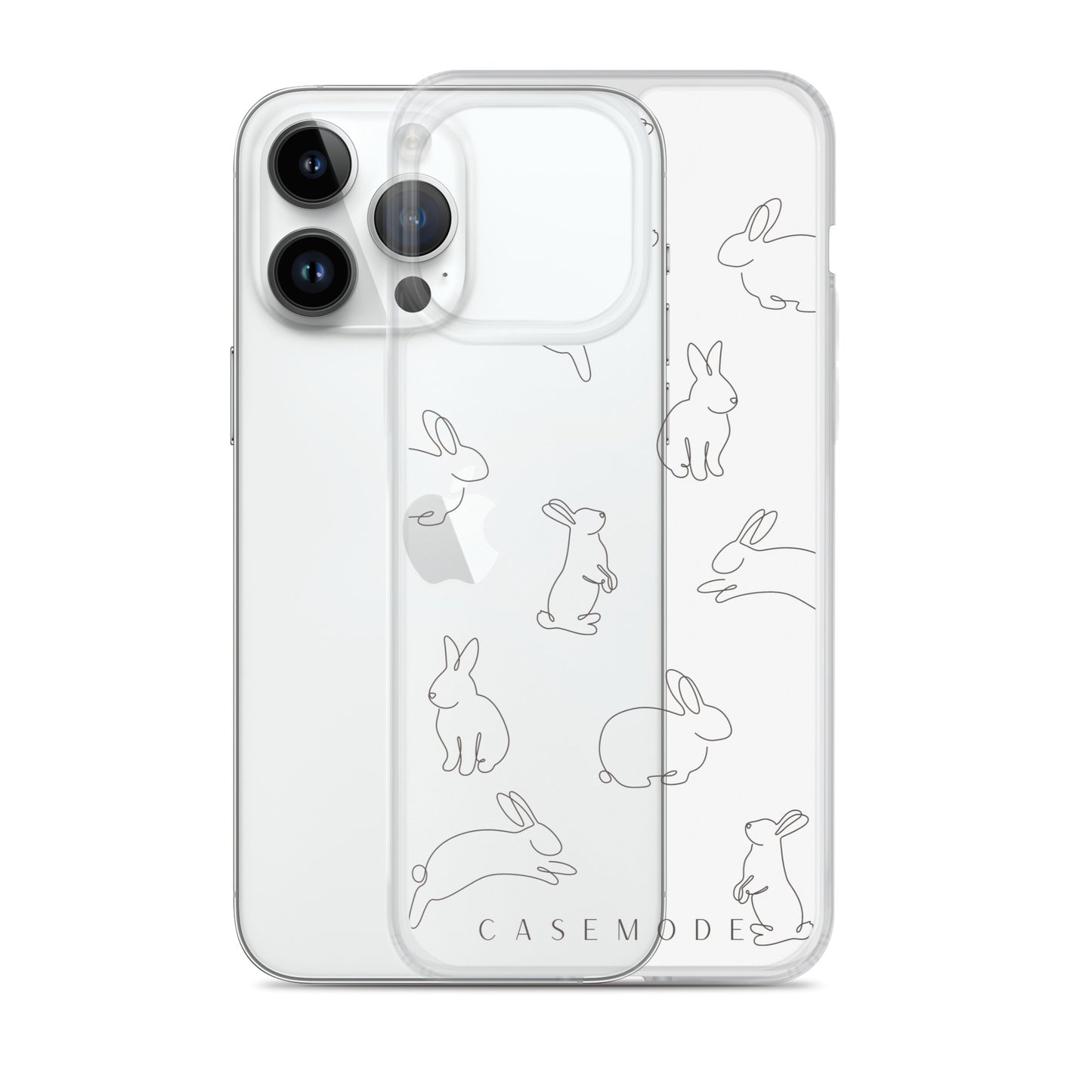 Bunny Bliss iPhone Case (Clear)