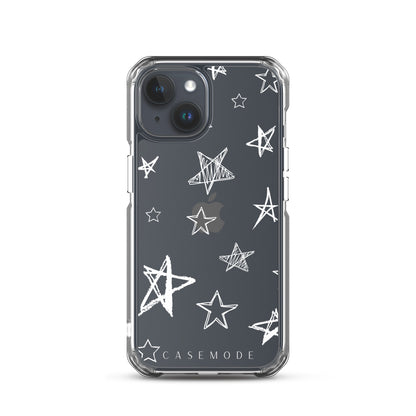 Star Struck iPhone Case (Clear White)