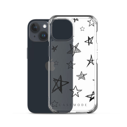 Star Struck iPhone Case (Clear Black)