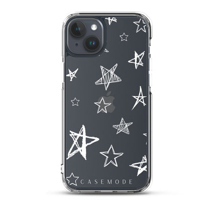 Star Struck iPhone Case (Clear White)