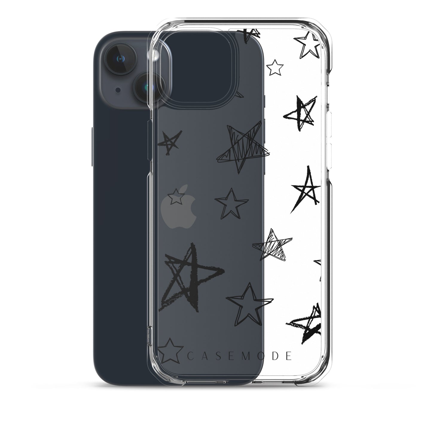 Star Struck iPhone Case (Clear Black)