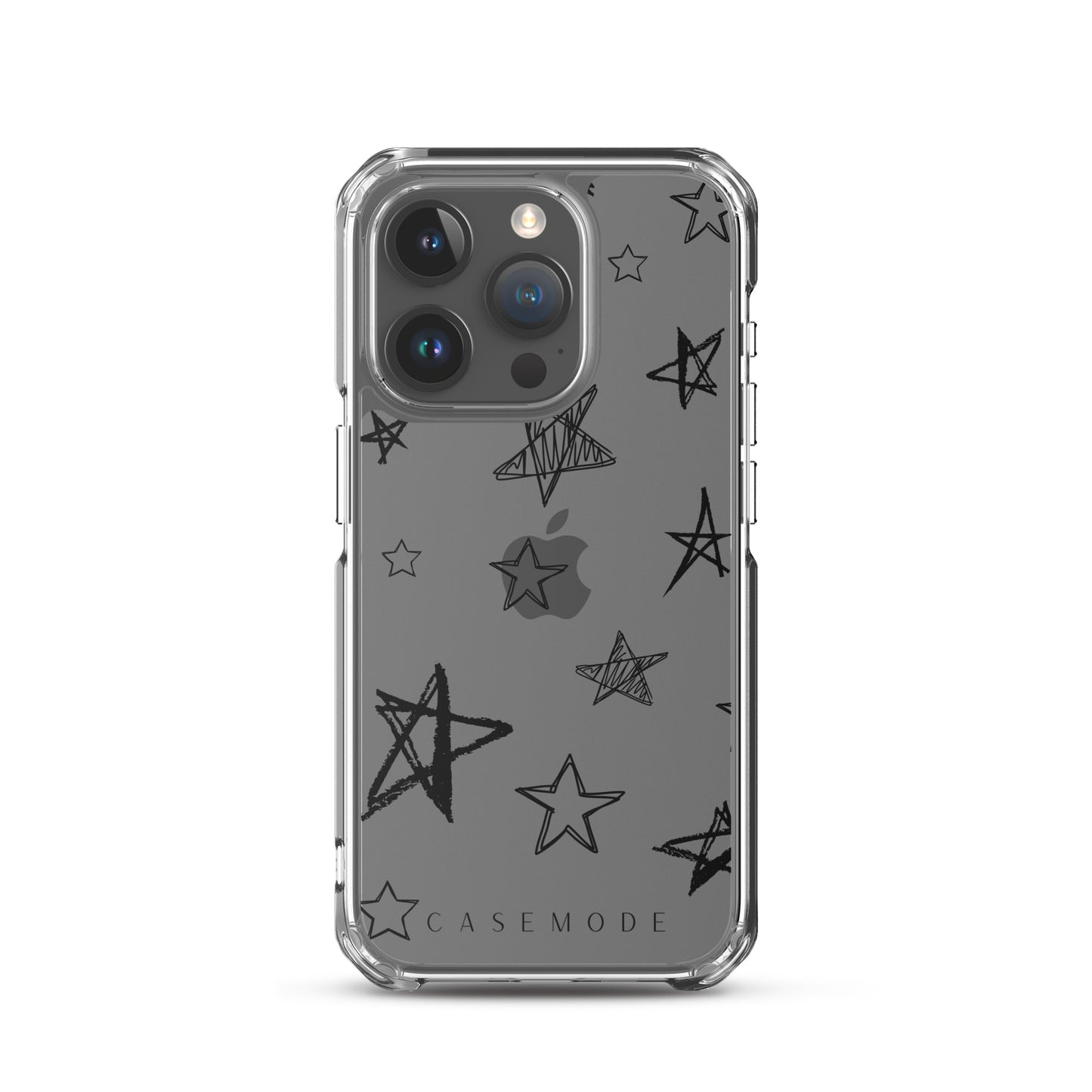 Star Struck iPhone Case (Clear Black)