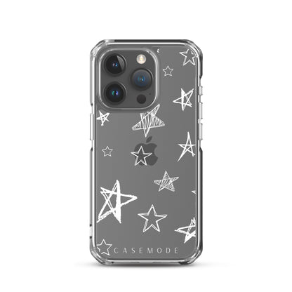 Star Struck iPhone Case (Clear White)