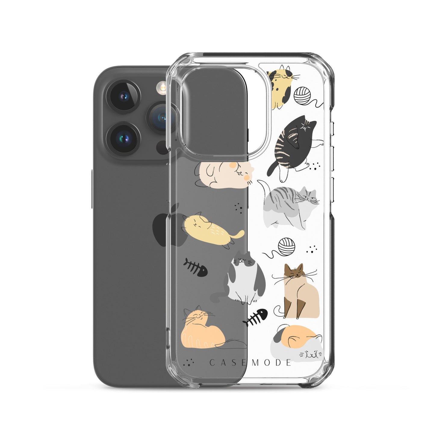 Cat's Meow iPhone Case (Clear)