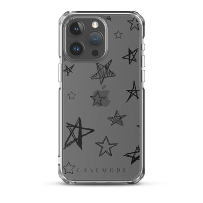 Star Struck iPhone Case (Clear Black)