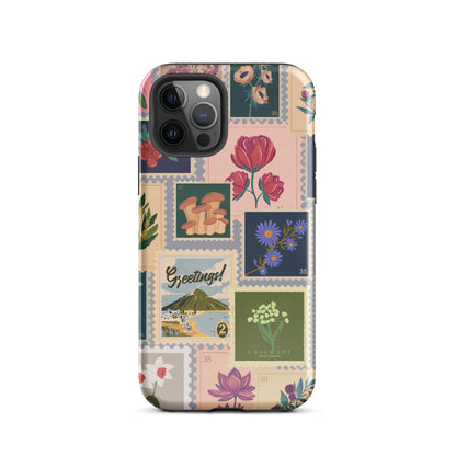 Vintage Bloom Premium Solid iPhone Case