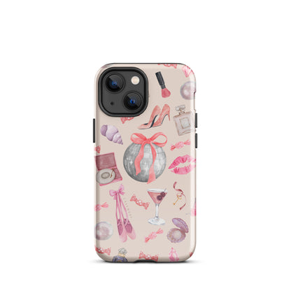 Coquette's Soirée Premium Solid iPhone Case