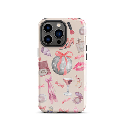 Coquette's Soirée Premium Solid iPhone Case