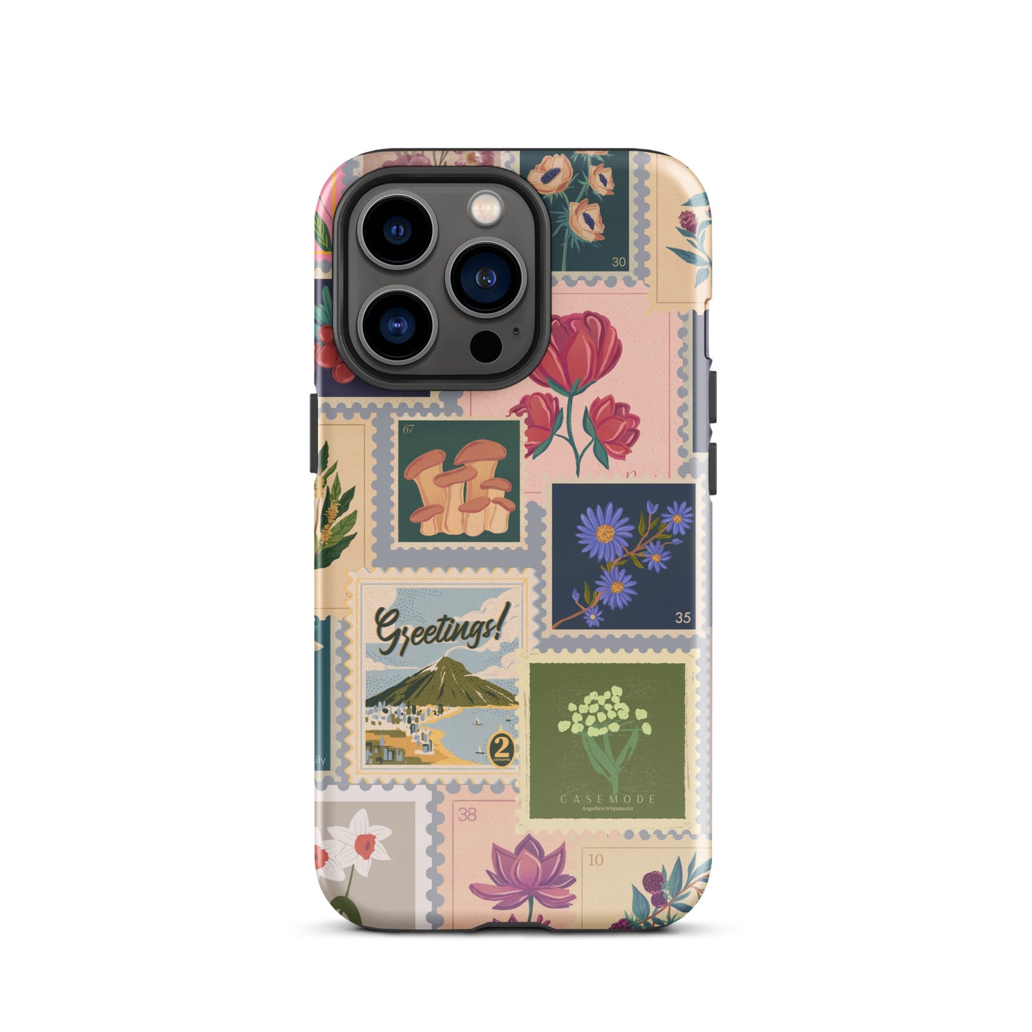 Vintage Bloom Premium Solid iPhone Case