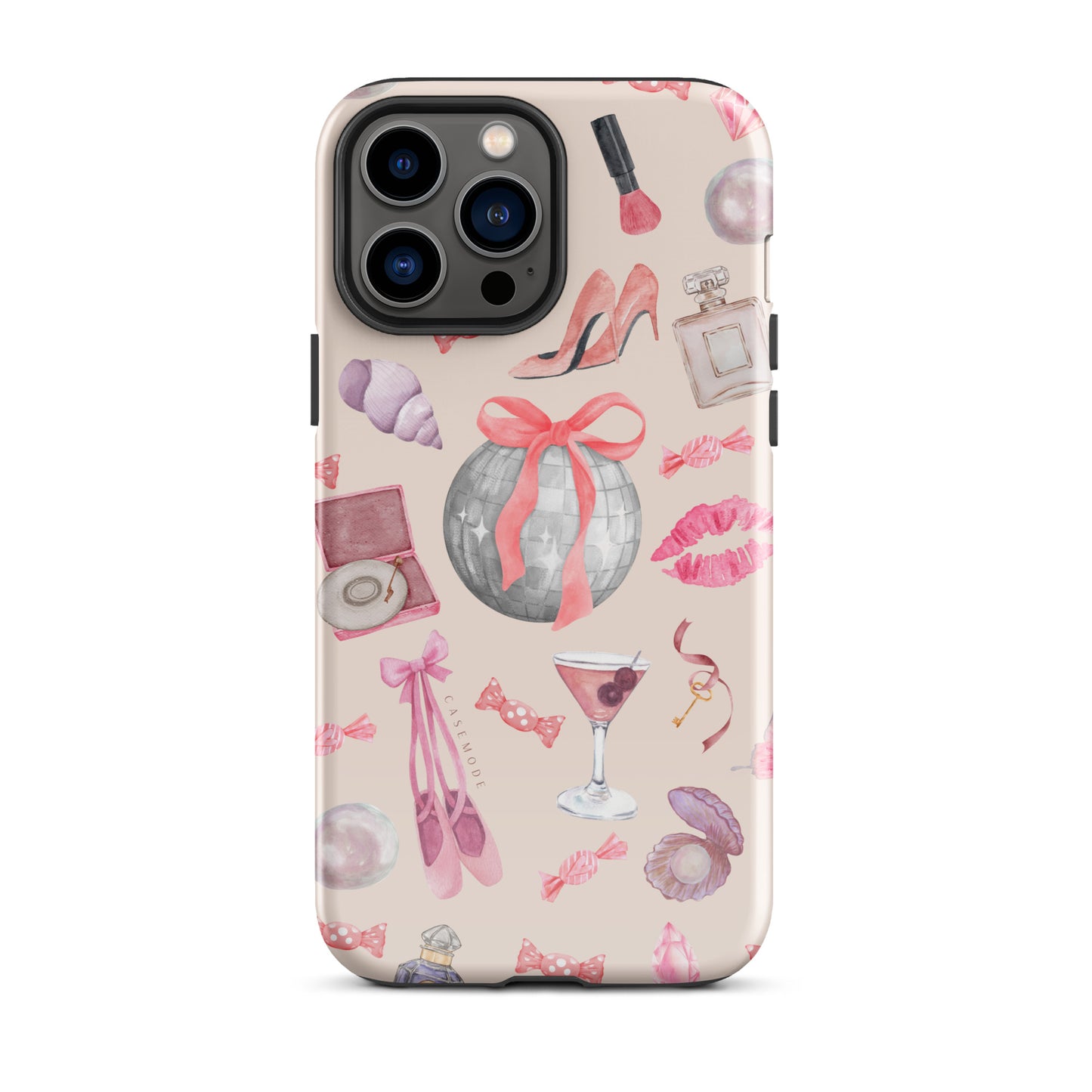 Coquette's Soirée Premium Solid iPhone Case