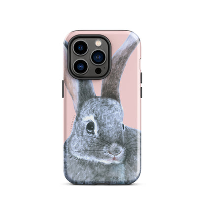 Bunny Blush Premium Solid iPhone Case