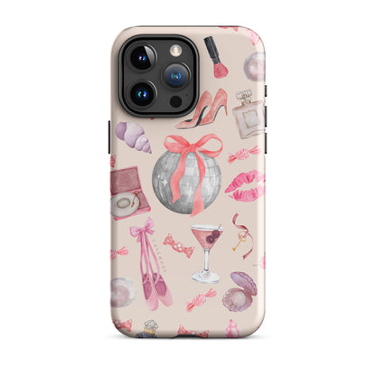 Coquette's Soirée Premium Solid iPhone Case