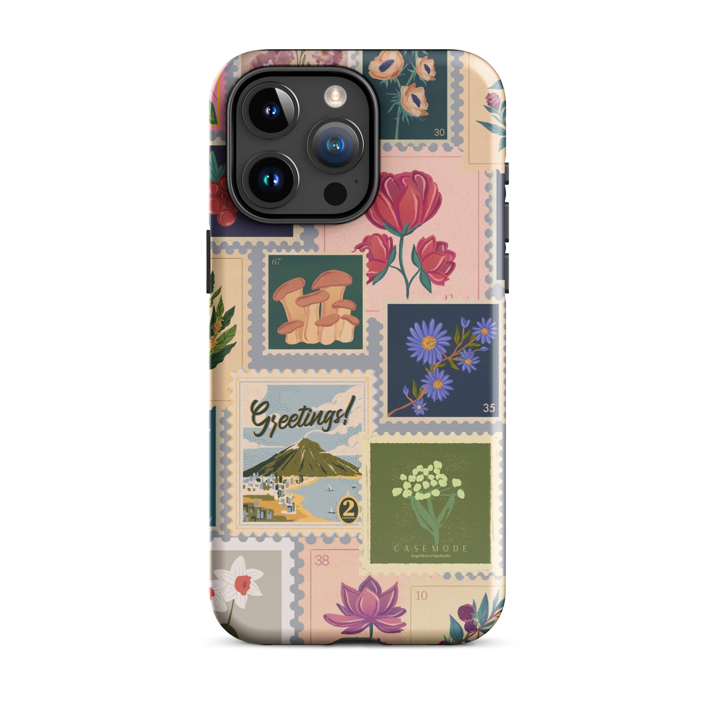 Vintage Bloom Premium Solid iPhone Case