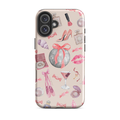 Coquette's Soirée Premium Solid iPhone Case