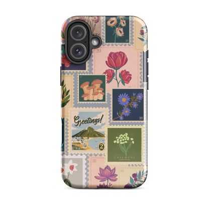 Vintage Bloom Premium Solid iPhone Case