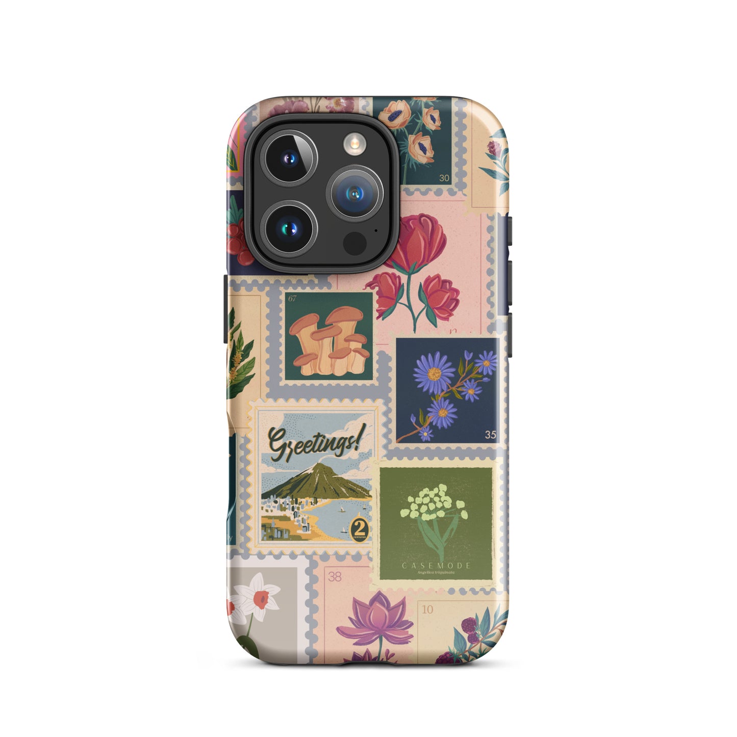 Vintage Bloom Premium Solid iPhone Case