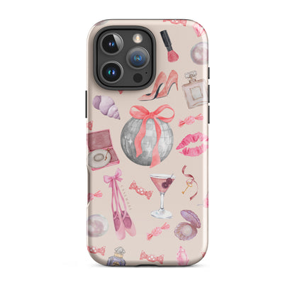 Coquette's Soirée Premium Solid iPhone Case