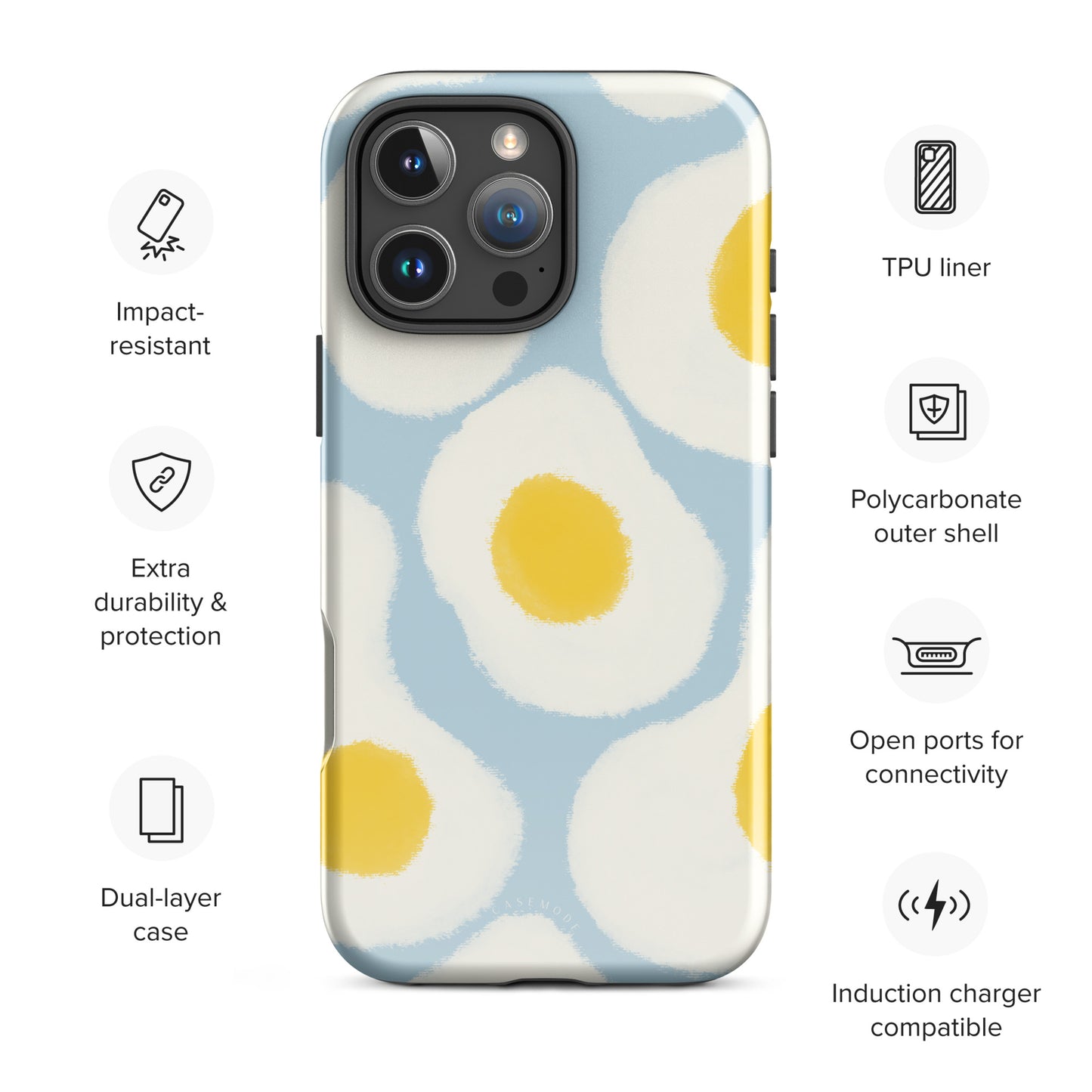 Sunny Side Up Premium Solid iPhone Case