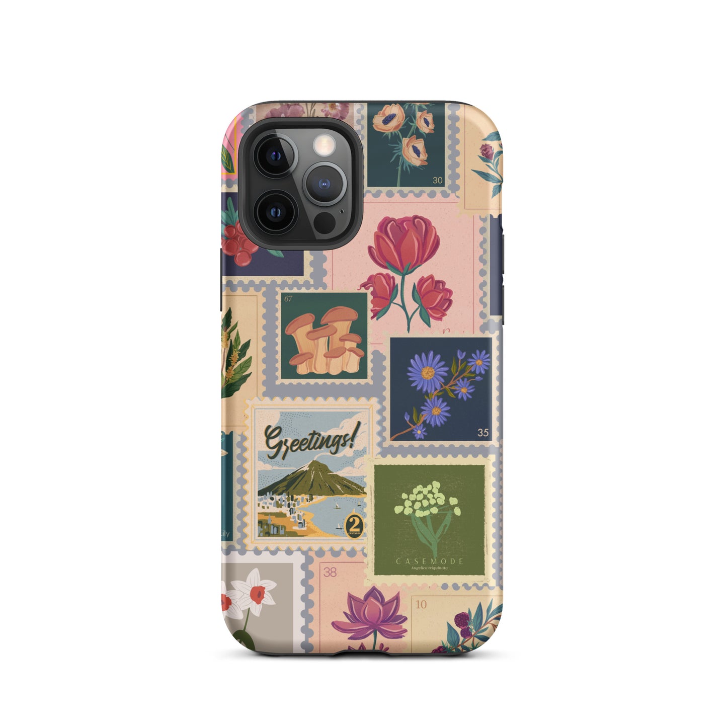 Vintage Bloom Premium Solid iPhone Case