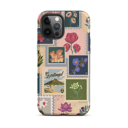 Vintage Bloom Premium Solid iPhone Case