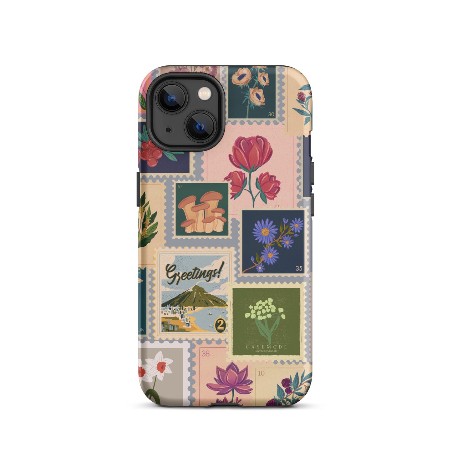 Vintage Bloom Premium Solid iPhone Case