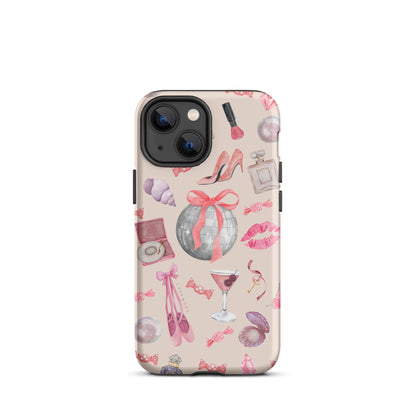 Coquette's Soirée Premium Solid iPhone Case