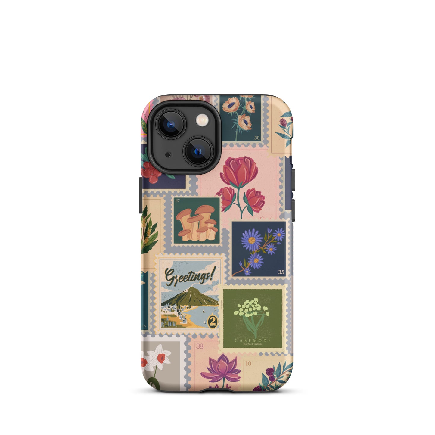 Vintage Bloom Premium Solid iPhone Case