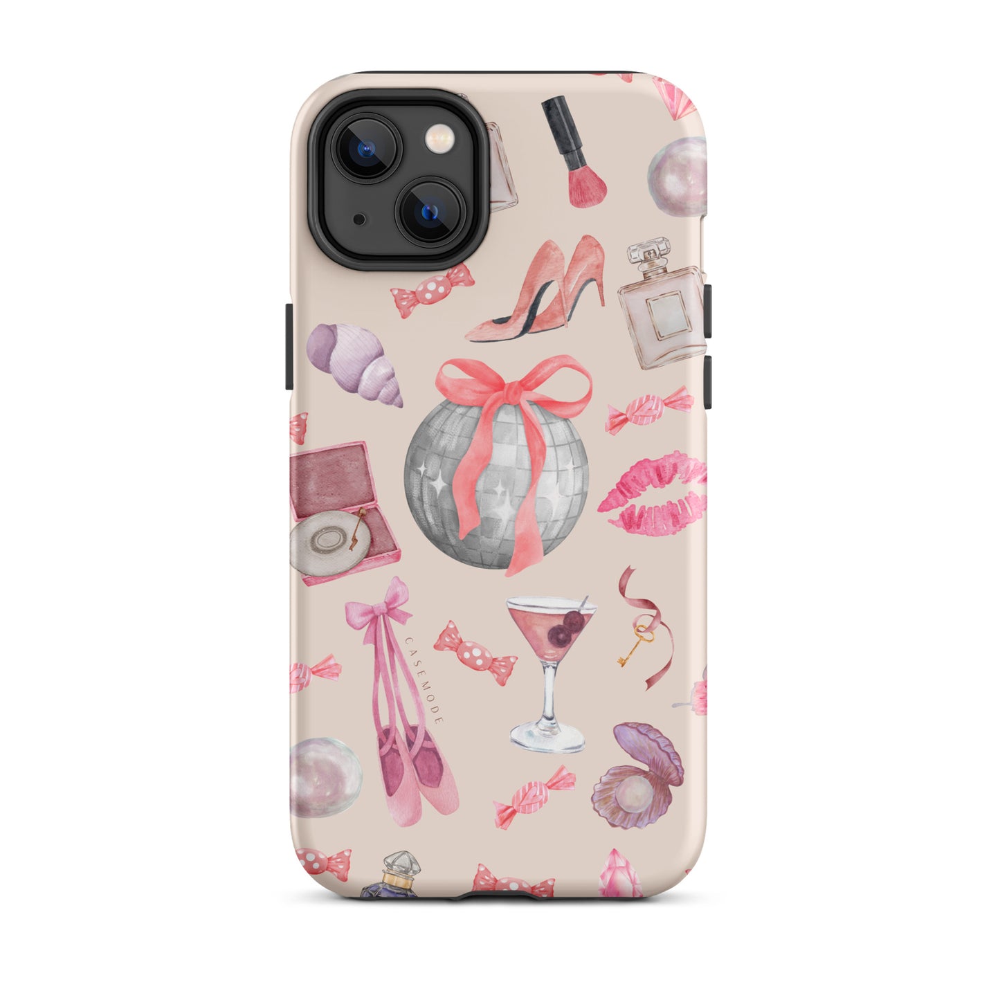 Coquette's Soirée Premium Solid iPhone Case