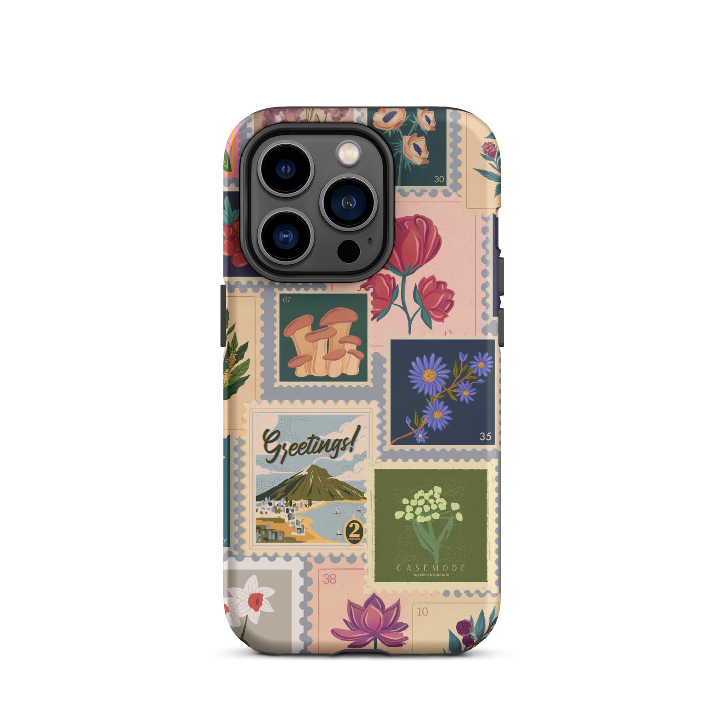 Vintage Bloom Premium Solid iPhone Case