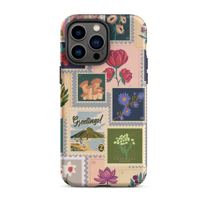 Vintage Bloom Premium Solid iPhone Case