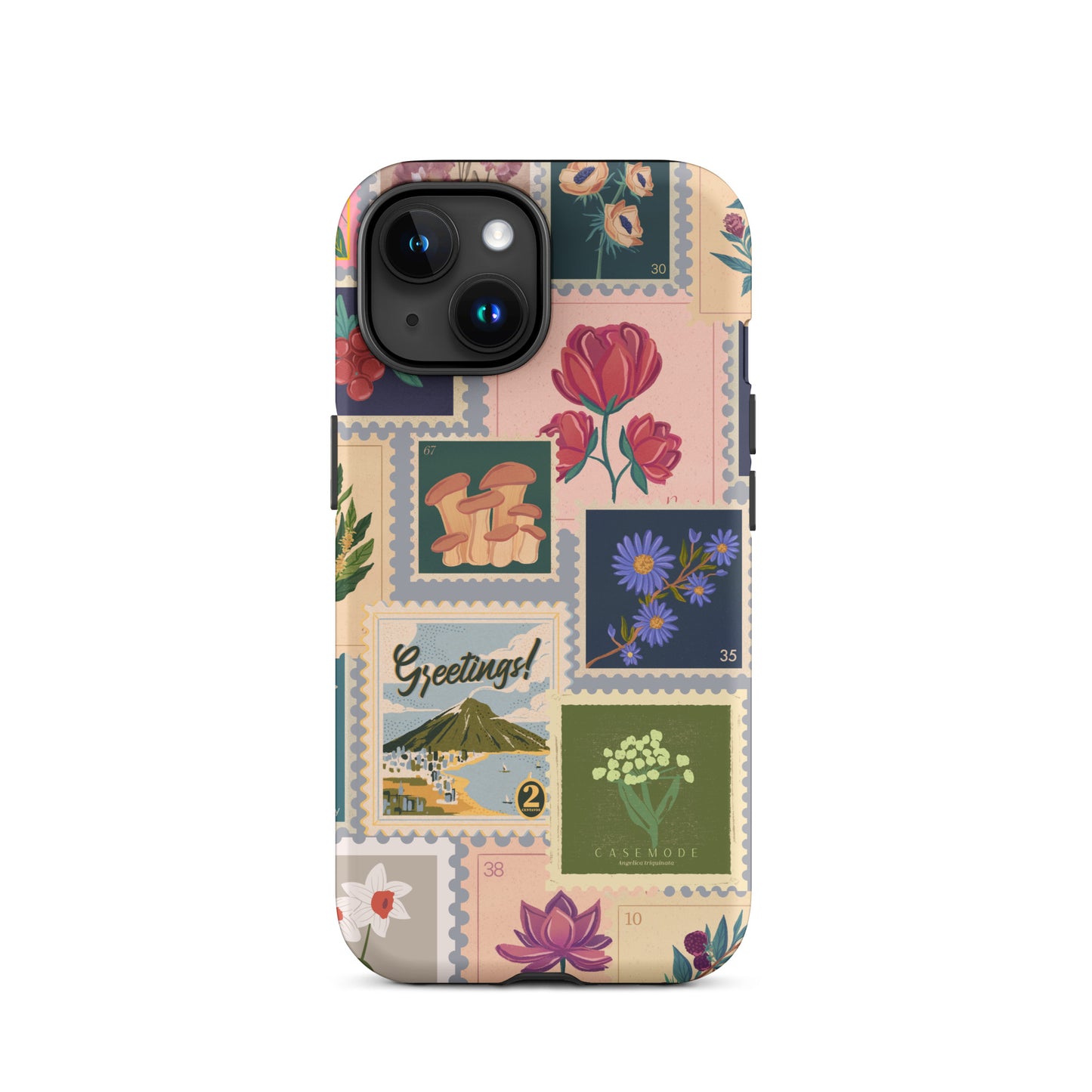 Vintage Bloom Premium Solid iPhone Case