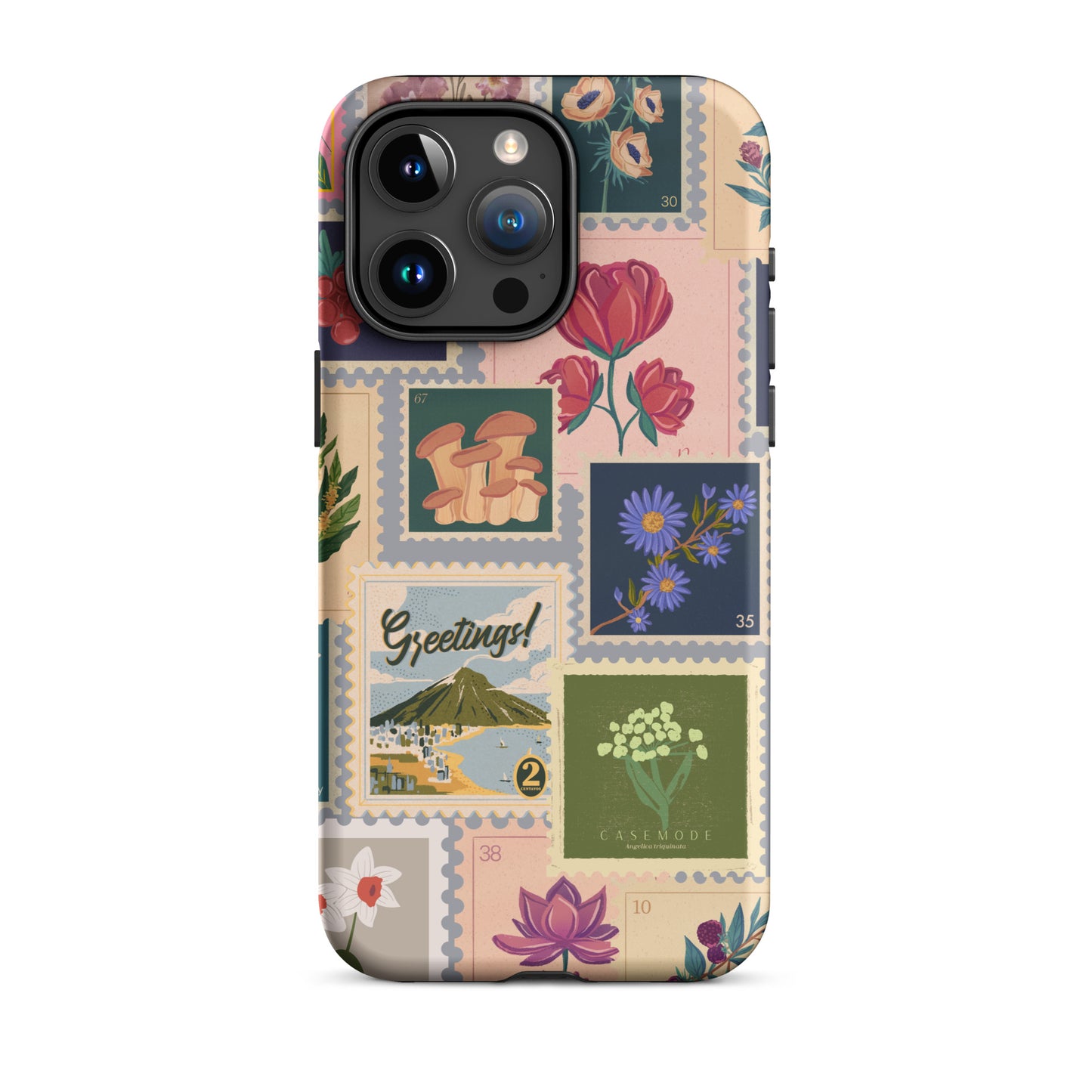 Vintage Bloom Premium Solid iPhone Case