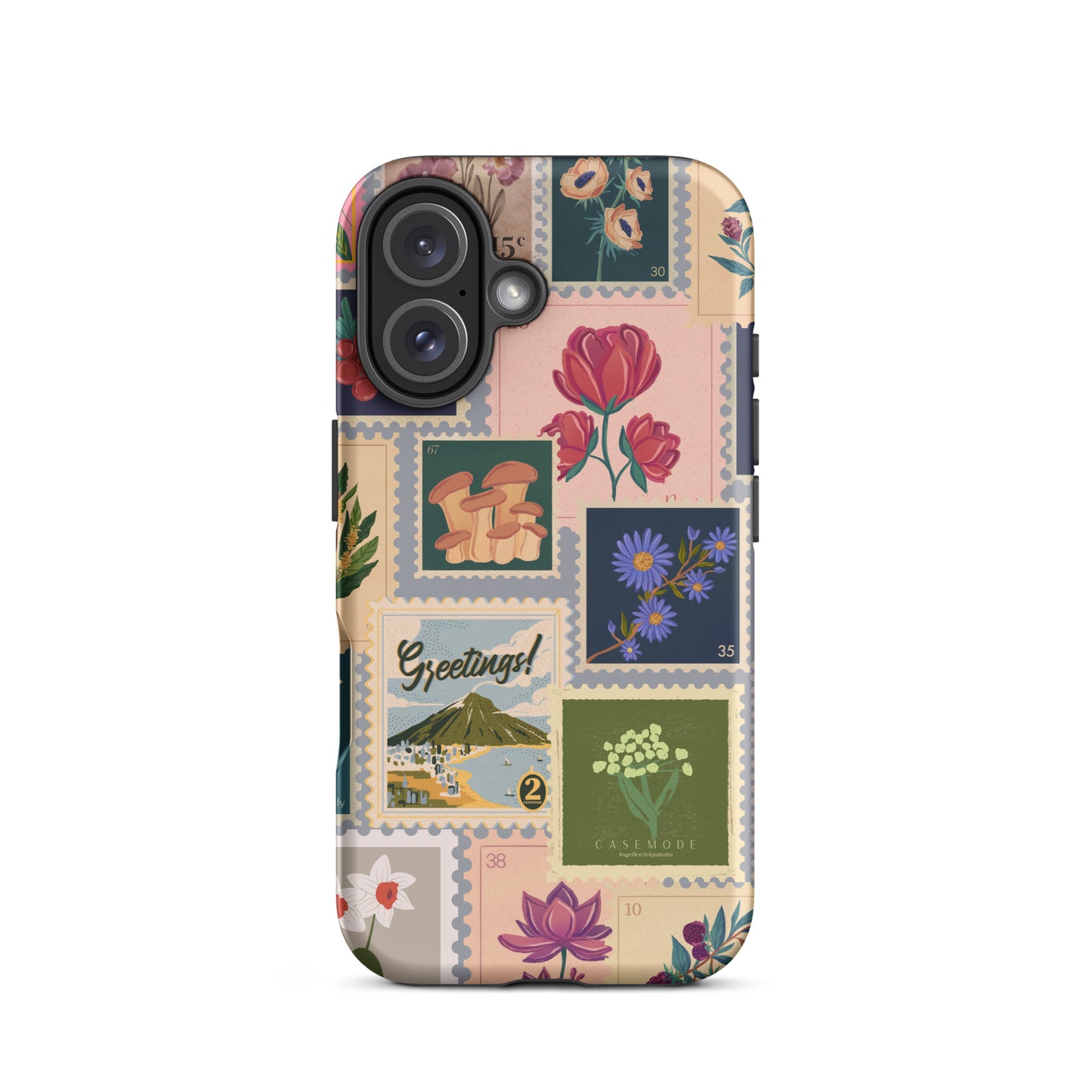 Vintage Bloom Premium Solid iPhone Case