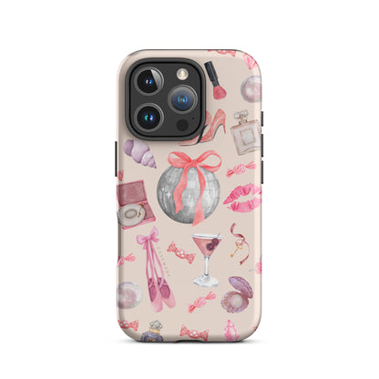 Coquette's Soirée Premium Solid iPhone Case